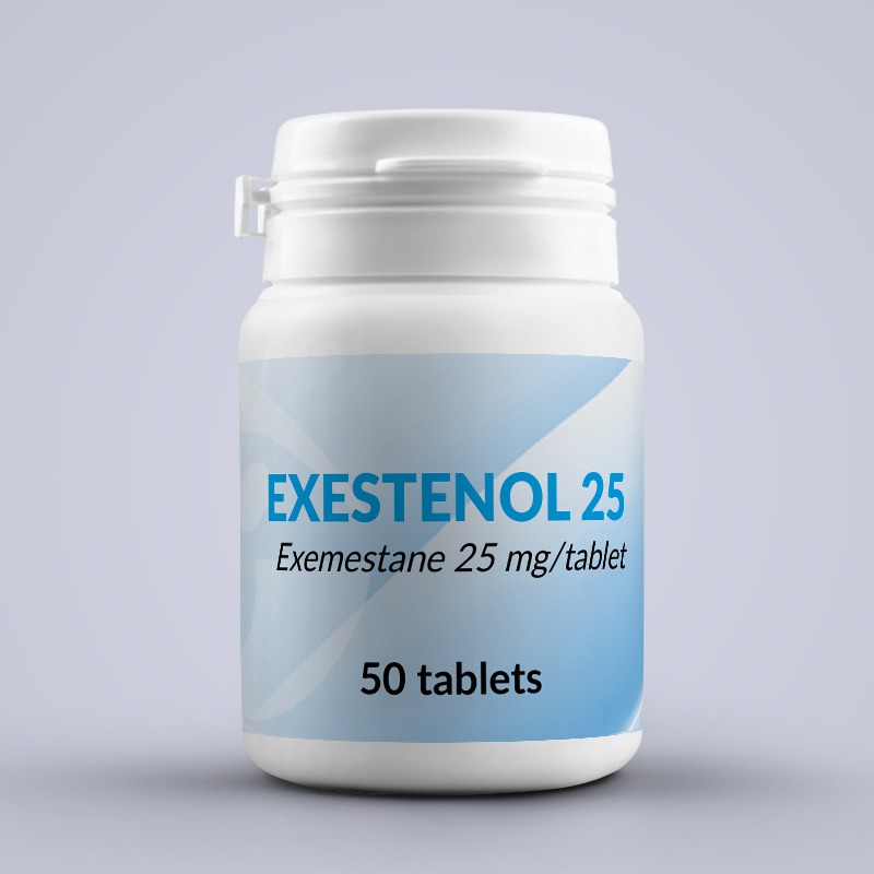 EXESTENOL 25 (Aromasin)  25mg – 50 tablets  EB